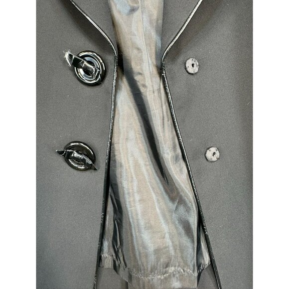 Tahari Arthur S. Levine Womens Blazer Size 12 Black Piped Trim - Picture 6 of 12